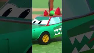 Thumbnail: Super Truck, Do Something! Chase!🐊🚗 Help Super Truck #Kids #Shorts #YouTubeKids