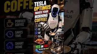 Thumbnail: ☕ Would You Let Tesla Optimus Make Your Morning Coffee? #elonmusk #robot #riseoftherobots