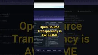 Thumbnail: Open Source Transparency 🙌 #linux #Foss #opensource