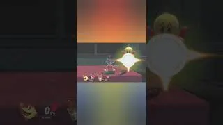 Thumbnail: (SSBU PAC-MAN): Re-catching Galaxian at the ledge.