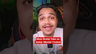Thumbnail: My Take on Jantar Mantar Protest | #jantarmantar #shorts