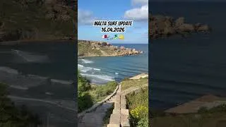 Thumbnail: Malta surf updates 16.04.2026 #maltasurfschool #surf #surfingmalta #maltasurf