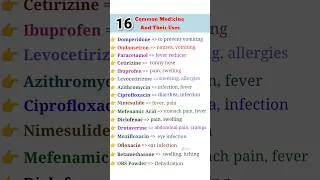 Thumbnail: Common Medicines and Their Uses | Everyday Drugs Explained Simply 💊 #medicine #medical