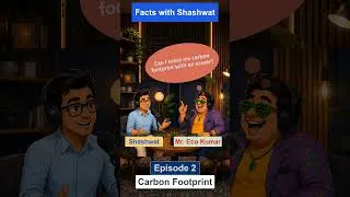 Thumbnail: What is Carbon Footprint? Facts with Shashwat Ep. 2