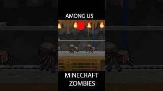 Thumbnail: Among Us Mini Crewmate Kills Zombies Apocalypse #memes #animation #funny