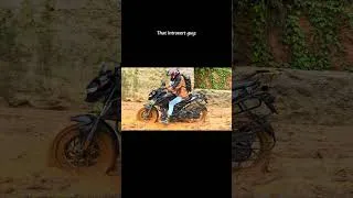 Thumbnail: introvert guy with bike #shorts #shortsfeed #shortvideo #bikelover