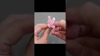 Thumbnail: МИНИ БУКЕТ С РОЗАМИ из синельной проволоки