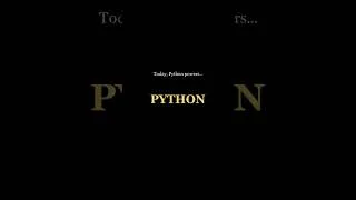 Thumbnail: Python Explained in 60 Seconds🚀