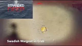 Thumbnail: Wargoat vs Crab in Stranded Deep #Shorts