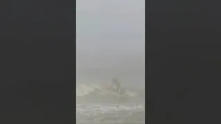 Thumbnail: Cruising a Wave in from the Fog #SUPsurfing #shorts #SUP