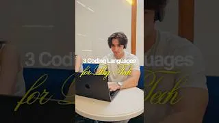 Thumbnail: 3 Coding Languages For Big Tech