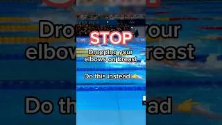 Thumbnail: Don’t drop your elbows on breaststroke | #swimming #breaststroke #swimtips