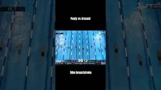 Thumbnail: Peaty vs Dressel // 50m breaststroke #shorts