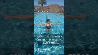 Thumbnail: 3 Quick Tips to Tread Water Higher! 😎  #swimming #exercise #treading