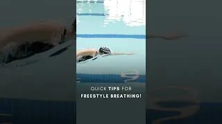Thumbnail: Quick Tips for Freestyle Swimming Breathing Technique! #swimming #fitness