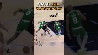 Thumbnail: Top 5 NBA Plays That Failed… But Somehow Worked 😭💀🔥#Shorts #nba #basketball #top5