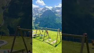 Thumbnail: The Most Beautiful Playground in the World? 🏔️😍 | Fürenalp, Switzerland 🇨🇭 #switzerland