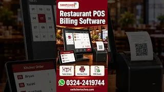 Thumbnail: Restaurant POS Billing Software in Pakistan | Fast Billing, Table Orders & FBR Ready