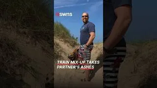 Thumbnail: Woman's suitcase containing late partner's ashes taken from train by mistake | SWNS