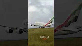 Thumbnail: HEAVY Emirates A380 Takeoff!! #Aviation #A380 #Emirates #Airbus