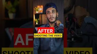 Thumbnail: VIDEO SHOOTING KE BAD 😞 # #syedyasirabbas #videoshoot#youtube #shorts