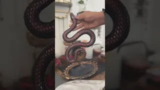 Thumbnail: Epoxy Resin Snake with Water Ripples #diy #snake #craft