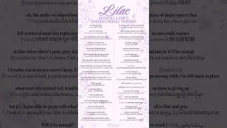 Thumbnail: 2024 Global ARMY Song "Lilac" Offical Lyrics International Version 🪻🌍🎵💜 #2024globalarmysong