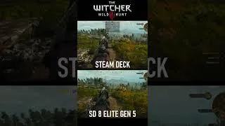 Thumbnail: Steam Deck vs SD 8 Elite Gen 5: The Witcher 3  #gaming #steamdeck