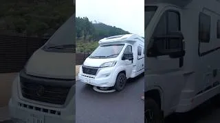 Thumbnail: Luxury motorhome. Rainy day car camping