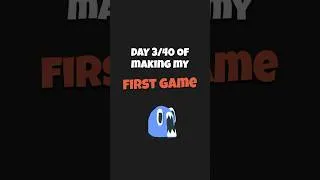Thumbnail: Day 3/40 of making my first game #devlog  #gamedev  #roguelike  #indiedev  #indiegame
