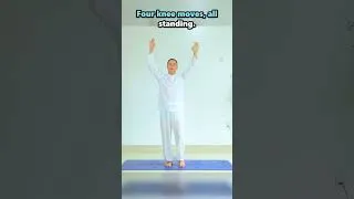 Thumbnail: Legs Get Weak From Sitting   4 Knee Moves Standing #legstrength #taichi #over50