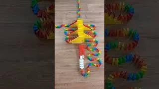 Thumbnail: Domino Zig Zags Oddly Satosfying #domino #shorts #oddlysatisfying