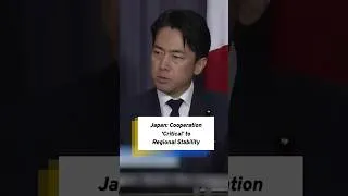Thumbnail: Japan: Cooperation ‘Critical’ to Regional Stability | Taiwan Talks #shorts