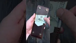 Thumbnail: Minimalist, Leather, Ultra-thin, Stylish EDC Wallet #wallet