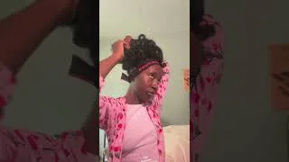 Thumbnail: When you want a curly ponytail but you have locs 🫣🫣