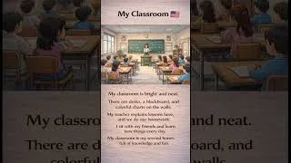 Thumbnail: My Classroom Essay 🇺🇸 | Easy English for Beginners | Learn English Daily