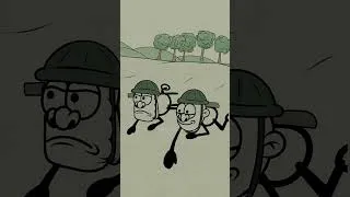 Thumbnail: #animation #memes #humor Moi j’me cache, les soldats n’ont qu’à s’abonner ! 🫣🔫😂