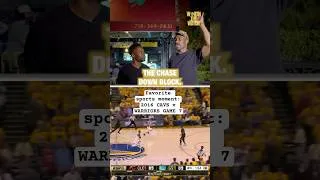 Thumbnail: Why LeBron’s chase down block is his favorite sports moment #shorts