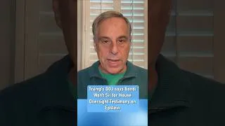 Thumbnail: SHOCK Epstein Update: Bondi to Run from Testimony