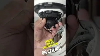 Thumbnail: CCTV Camera Installation IN Door How To Install A Hikvision dahua IP camera CELING #hikvision #dahua