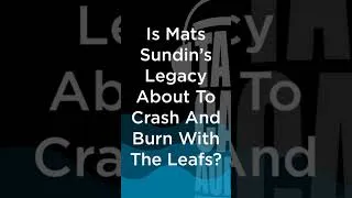 Thumbnail: Mats Sundin's Leafs Legacy In Big Trouble! #shorts