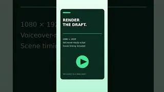 Thumbnail: AI Video Workflow: Turn One Idea Into a YouTube Short #Shorts