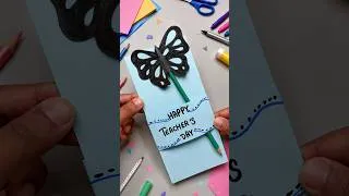 Thumbnail: Happy teachers day craft ideas for kids/butterfy gift card #craft #papercraft #butterfly #kids #gift