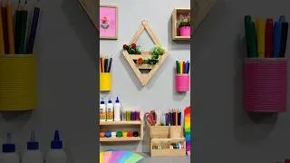 Thumbnail: Wall decor using icecream stick/ icecream stick craft #craft #art #kids #decoration #shorts #viral