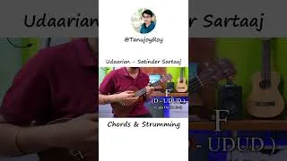 Thumbnail: Udaarian | Satinder Sartaaj Easy Guitar #ytshorts #yt #ytshortsindia #tanujoyroy #guitar #shortvideo