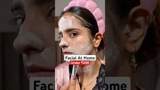 Thumbnail: Ghar par facial kara maine vo bhi ₹170 mai 😨# #youtubeshorts
