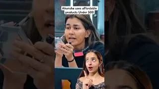 Thumbnail: Akansha in lock up uses affordable products 😍 #youtubeshorts