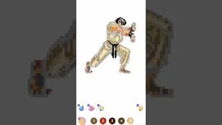 Thumbnail: Street Fighter Pixel Art Coloring Challenge! 🥋🔥