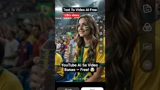 Thumbnail: YouTube AI Se Video Banao - Free! Text to Video AI - Generate Videos with AI #AIVideo #AITutorial