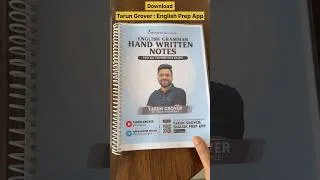 Thumbnail: Hand Written Notes (E-Book) with Complete Course #english #notes #youtubeshorts #viral